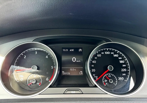 Volkswagen Golf cena 37900 przebieg: 125000, rok produkcji 2015 z Łask małe 742